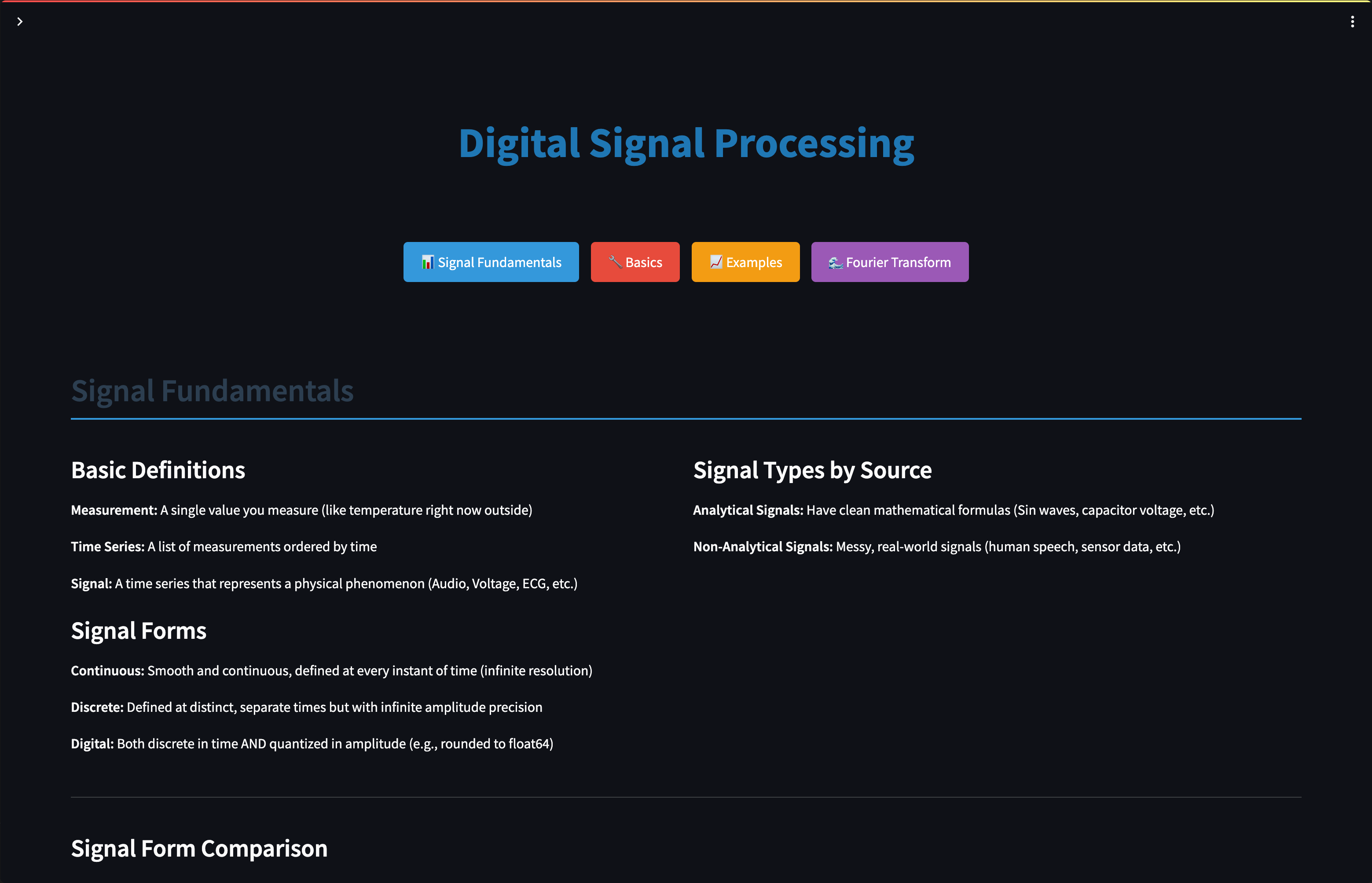 DSP Site Preview